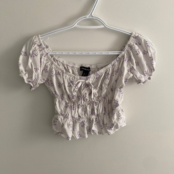 floral crop top - Picture 1 of 1